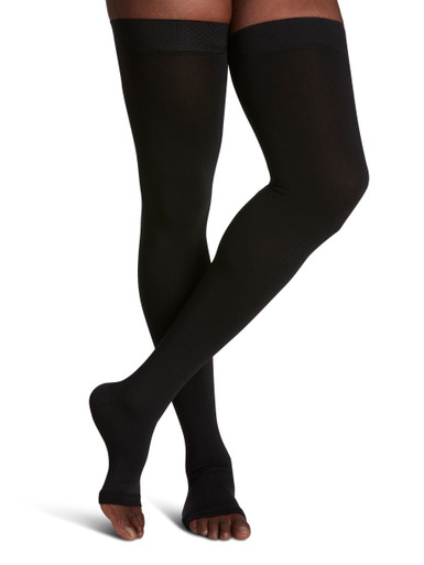 Sigvaris Secure Thigh High, Open Toe 20-30mmHg