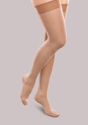 Therafirm EASE Opaque Firm Support Women's Thigh High 30-40mmHg