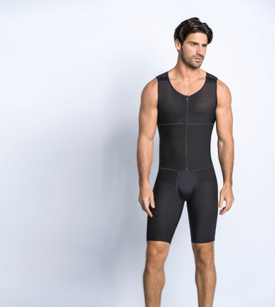 Leonisa Men's Post-Surgical Compression Bodysuit - Compression Health