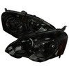 2002-2004 Acura RSX Factory Style Headlights - Chrome/Smoke Lens