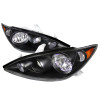 2005-2006 Toyota Camry Factory Style Headlights - Matte Black/Clear Lens