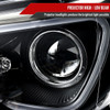 2013-2016 Scion FRS Projector Headlights w/ LED Strip & Turn Signal Lights (Matte Black Housing/Clear Lens)