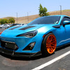 2013-2016 Scion FRS Projector Headlights w/ LED Strip & Turn Signal Lights (Matte Black Housing/Clear Lens)