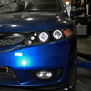 2006-2011 Honda Civic Sedan Dual Halo Projector Headlights (Matte Black Housing/Clear Lens)