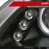 1998-2002 Honda Accord Dual Halo Projector Headlights (Matte Black Housing/Clear Lens)