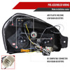 2005-2009 Hyundai Tucson Single Halo Projector Headlights (Matte Black Housing/Clear Lens)