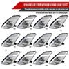 2003-2005 Nissan 350Z Switchback Sequential Turn Signal Animated LED Bar Projector Headlights (Chrome Housing/Clear Lens)