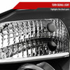 2004-2015 Nissan Titan/ 2004-2007 Armada Dual Halo Projector Headlights (Matte Black Housing/Clear Lens)
