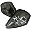2000-2005 Mitsubishi Eclipse Dual Halo Projector Headlights (Chrome Housing/Smoke Lens)