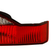 1998-2000 Honda Accord Sedan Tail Lights (Chrome Housing/Red Clear Lens)