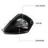 2000-2005 Mitsubishi Eclipse Factory Style Crystal Headlights (Matte Black Housing/Clear Lens)