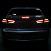 2008-2017 Mitsubishi Lancer / 2008-2015 Lancer EVO X Sedan Red Bar LED Tail Lights (Black Housing/Clear Lens)