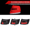 2008-2014 Subaru Impreza WRX/STI LED Sequential Turn Signal Tail Lights(Chrome Housing/Smoke Lens)