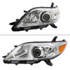 2011-2020 Toyota Sienna Driver/Left Side Projector Headlight (Chrome Housing/Clear Lens)