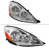 2006-2010 Toyota Sienna Factory Style Passenger/Right Headlight w/ Amber Reflector (Chrome Housing/Clear Lens)