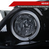 2003-2008 Toyota Corolla Dual Halo Projector Headlights (Glossy Black Housing/Smoke Lens)