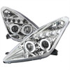 2000-2005 Toyota Celica Dual Halo Projector Headlights (Chrome Housing/Clear Lens)