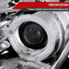 2000-2005 Toyota Celica Dual Halo Projector Headlights (Chrome Housing/Clear Lens)