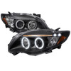 2009-2010 Toyota Corolla Dual Halo Projector Headlights (Matte Black Housing/Clear Lens)