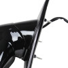 1996-1997 Isuzu Hombre Glossy Black Power Adjustable Manual Fold Side Mirror - Driver Side Only