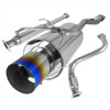 1994-1997 Honda Accord 4CYL T-304 Stainless Steel N1 Style Catback Exhaust System w/ Burnt Tip