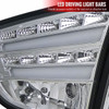 2010-2012 Hyundai Tucson LED Tail Lights (Chrome Housing/Clear Lens)