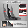 Universal Competition Style Fixed-Back Bucket Racing Seat - Premium Black Suede with Red Stitching Detail (Includes Seat Sliders)