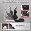 Universal Fully Adjustable Reclining Bucket Racing Seat - Durable Black PU Leather Upholstery (Includes Seat Sliders)