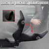 Universal Fully Adjustable Reclining Bucket Racing Seat - Durable Black PU Leather Upholstery (Includes Seat Sliders)