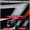 2015-2021 Subaru Impreza WRX STI Projector Headlights Sequential LED Switchback DRL (Black Housing / Clear Lens)