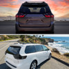 2015-2020 Toyota Sienna Full LED Tail Lights w/ Sequential Turn Signal and Startup Animation (Black Housing / Smoked Lens)