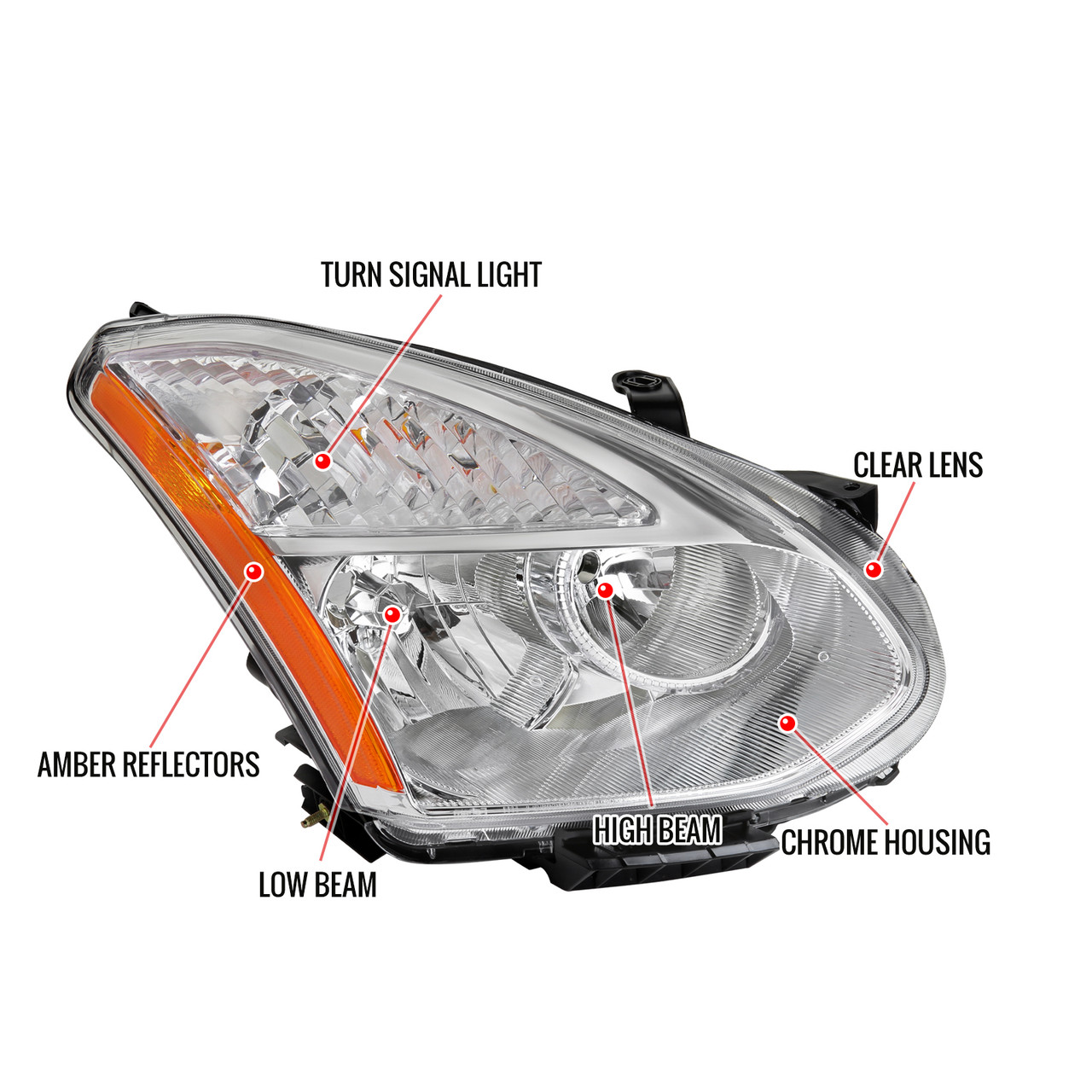 2008-2013 Nissan Rogue/ 2014-2015 Rogue Select Factory Style