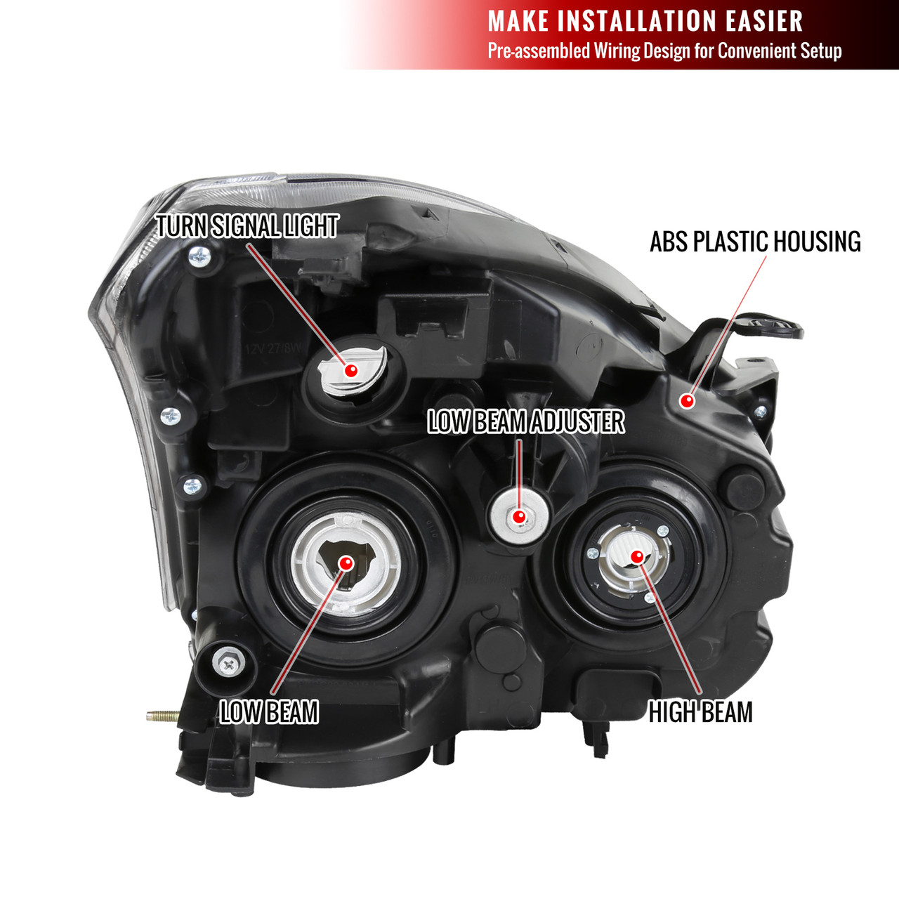 2008-2013 Nissan Rogue/ 2014-2015 Rogue Select Factory Style