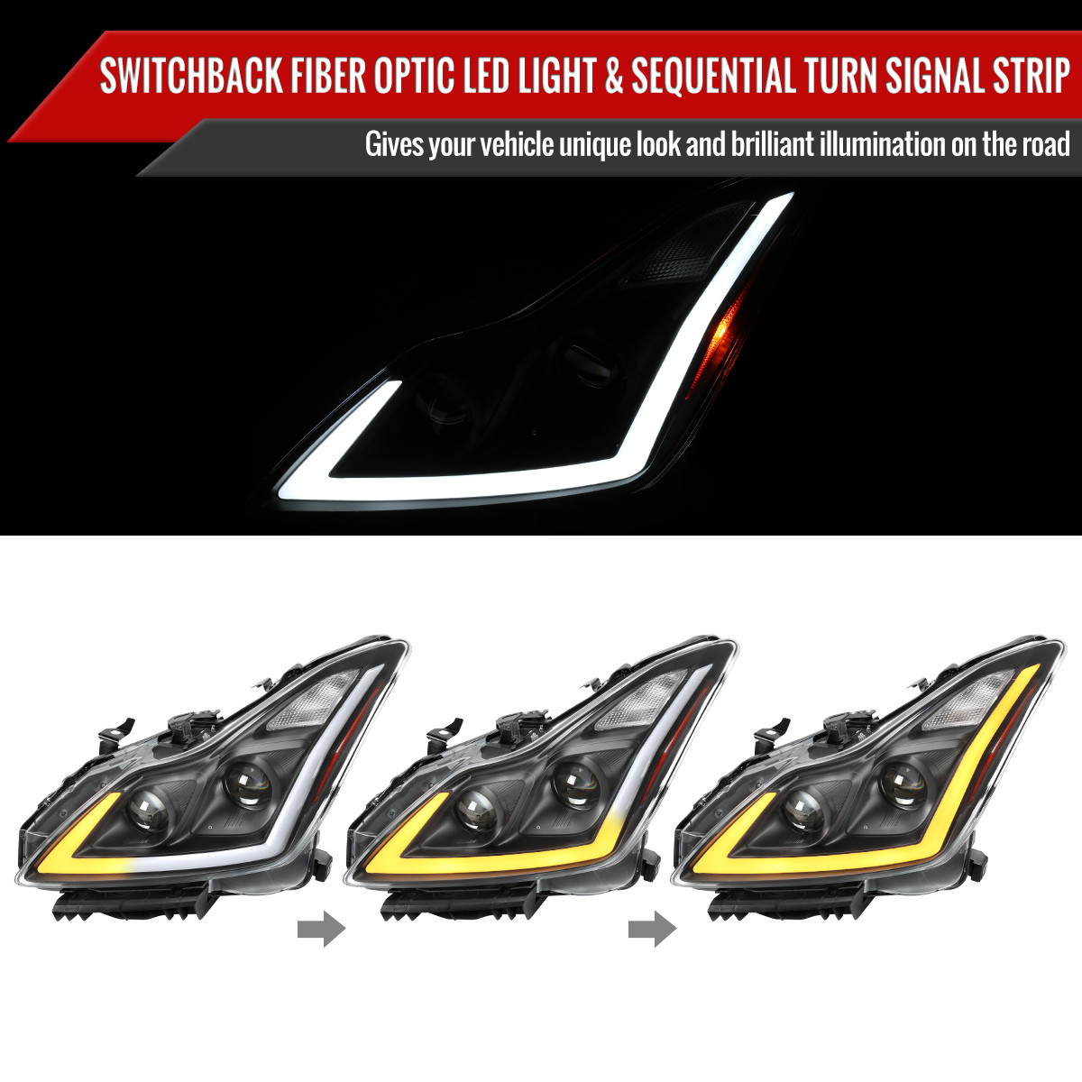 2008-2013 Infiniti G37/2014-2015 Q60 Coupe/Convertible Sequential