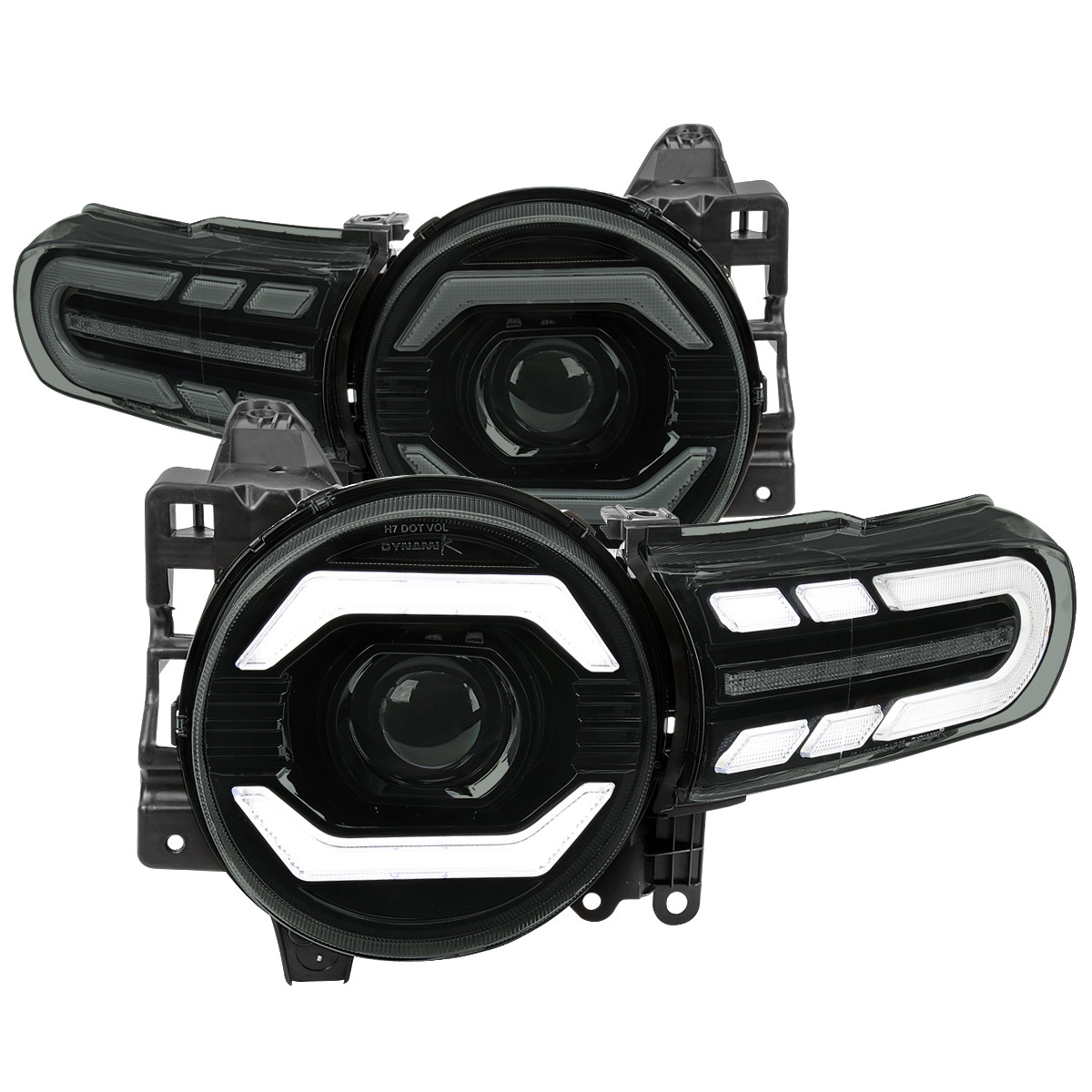 2007-2014 Toyota FJ Cruiser Full LED Projector Headlights with