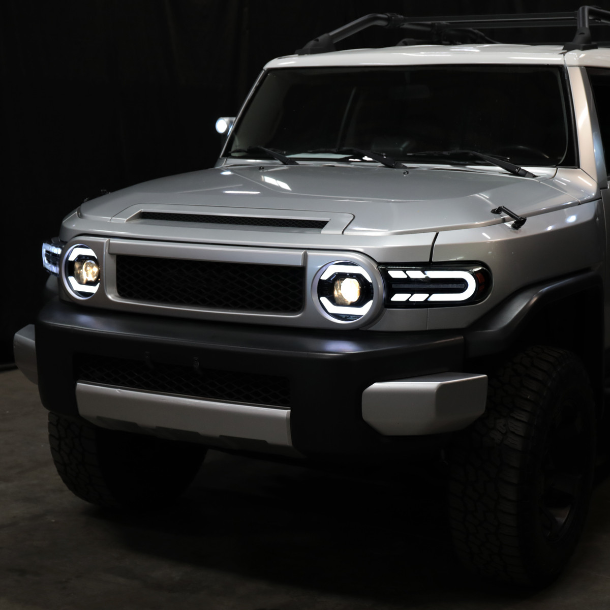 2007-2014 Toyota FJ Cruiser Full LED Projector Headlights with