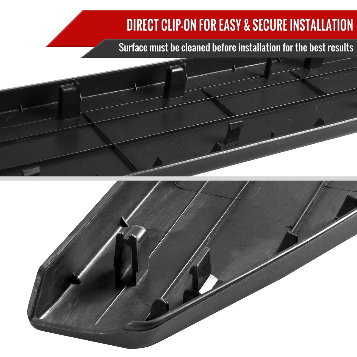 2013-2018 Nissan Frontier Black Textured ABS Tailgate Molding