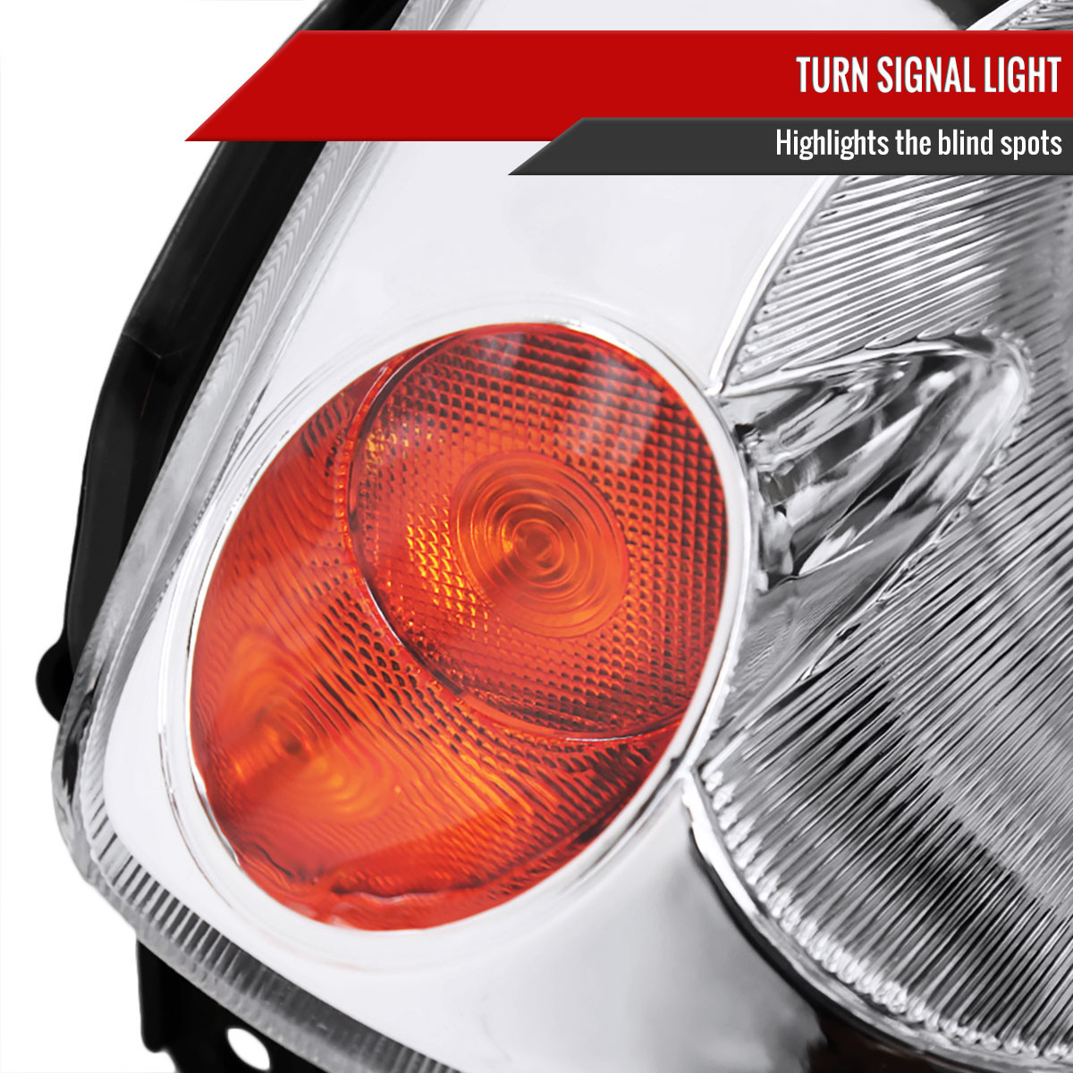 2003-2005 Infiniti G35 Coupe Factory Style Headlights (Chrome