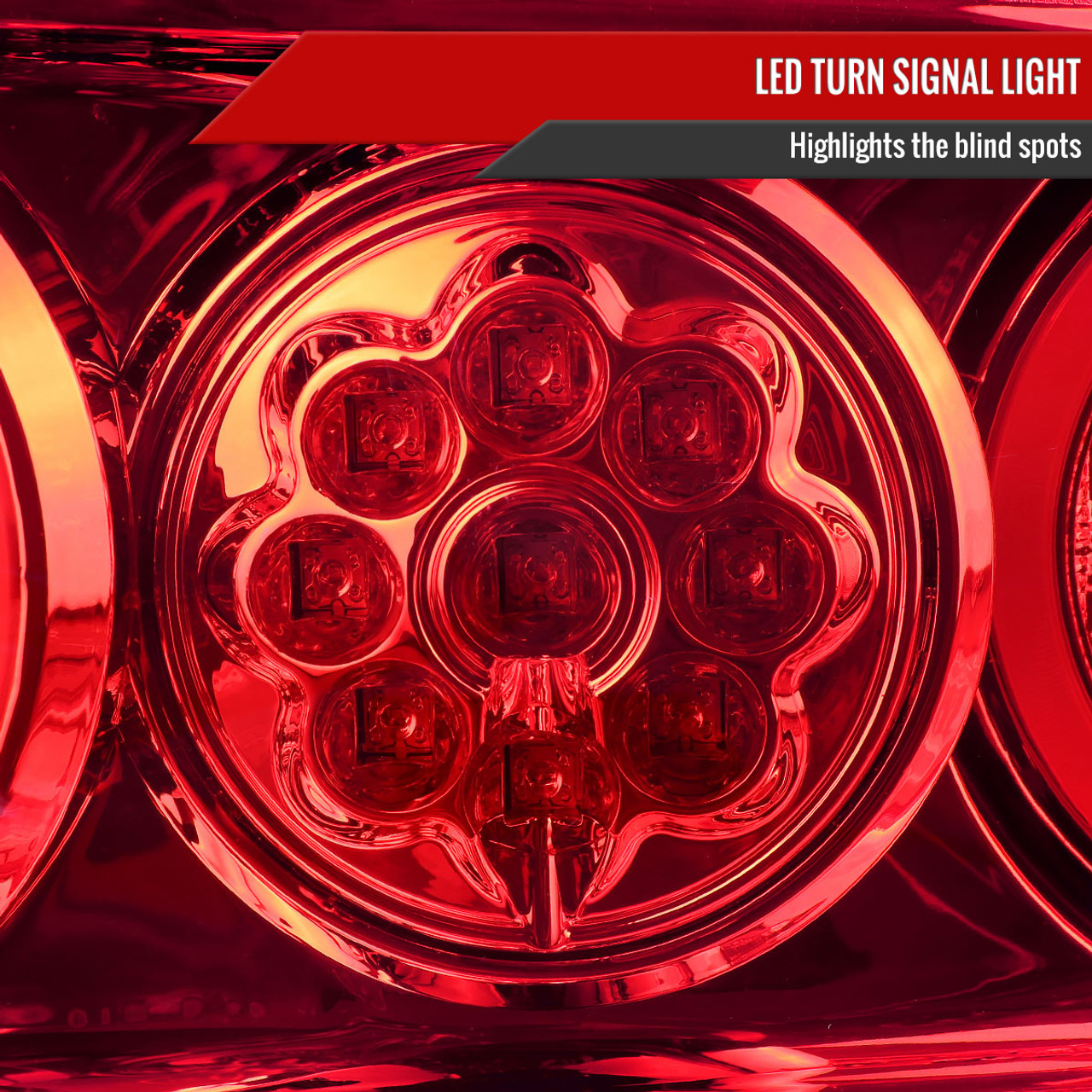 1991-1998 Nissan 180SX RPS13 / 240SX S13 S14 JDM Red LED