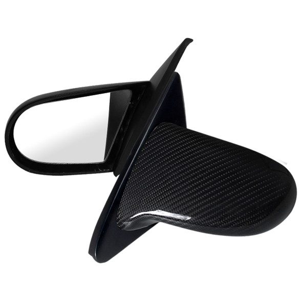 1996-2000 Honda Civic Coupe/Hatchback Carbon Fiber Shell Manual Adjustable Spoon Sport Mirrors