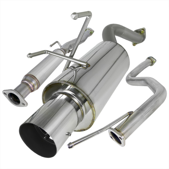 1996-2000 Honda Civic Hatchback T-304 Stainless Steel N1 Style Catback Exhaust System