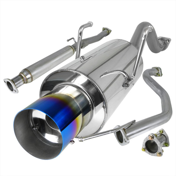 1994-2001 Acura Integra Hatchback GS-R T-304 Stainless Steel N1 Style Catback Exhaust System w/ Burnt Tip