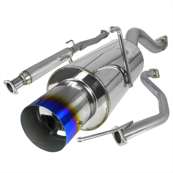 1994-2001 Acura Integra Hatchback LS/RS/GS T-304 Stainless Steel N1 Style Catback Exhaust System w/ Burnt Tip