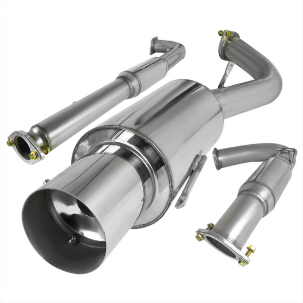 1995-1999 Mitsubishi Eclipse GST 2.0L Turbo T-304 Stainless Steel N1 Style Catback Exhaust System