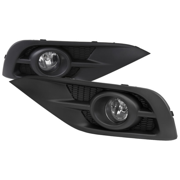 2012-2014 Honda CR-V H11 Fog Lights Kit (Chrome Housing/Clear Lens)