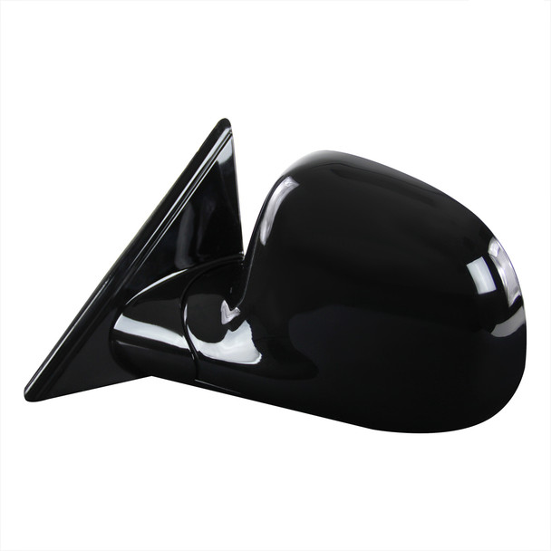 1996-1997 Isuzu Hombre Glossy Black Power Adjustable Manual Fold Side Mirror - Driver Side Only