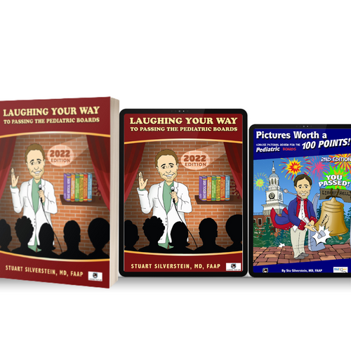 We are excited to announce that we are now offering a new package that includes both the digital and printed versions of Laughing Your Way to Passing the Pediatric Boards. This means that you can now enjoy the convenience of accessing the book on your electronic devices, while still having a physical copy to refer to whenever you need it. With our Laughing Your Way package, you will have access to expert advice and a wealth of information that will help you pass the pediatric boards with ease. Don't miss out on this opportunity to get both versions of this valuable resource. Order your Laughing Your Way package today!