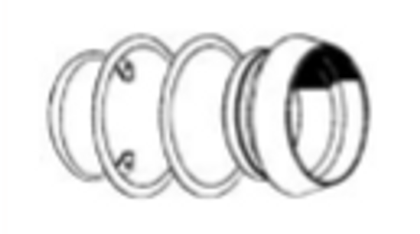 GU-1000 - Cylinder Guard Set (w/ Retaining Clip)