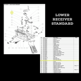 BT-36214  Bolt Catch Spring Retainer as seen on Lower Receiver Standard