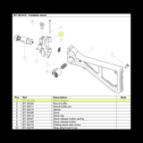 BT-361409 Stock Adaptor as seen on Foldable Stock